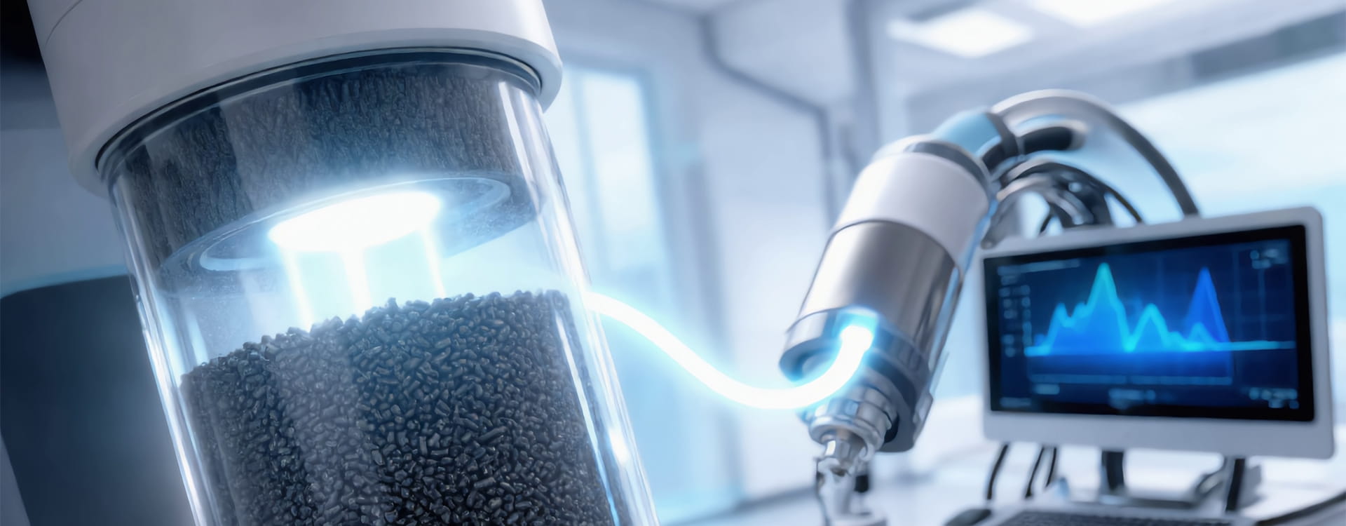 Draaggas voor laboratoriuminstrumenten